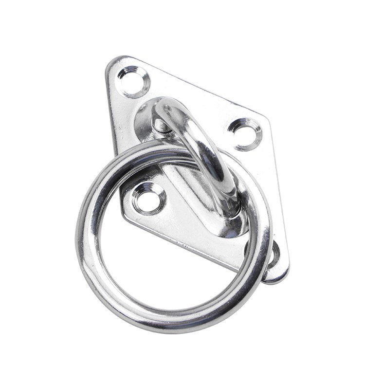 Stainless steel diamond eye plate with ring Stainless steel diamond eye plate with ring