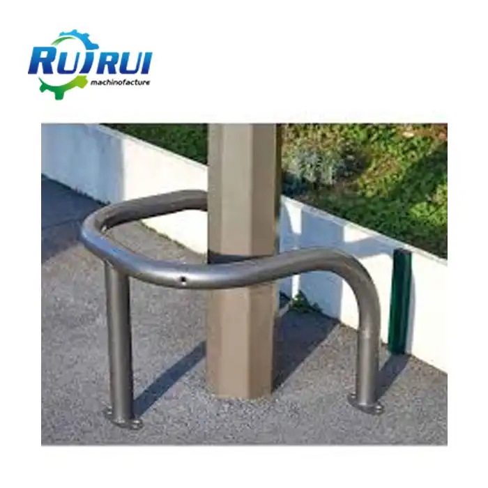 Steel lamp post protector Steel lamp post protector