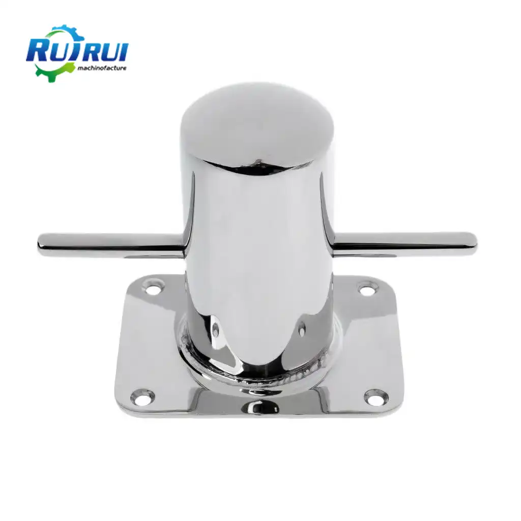 Stainless Steel Bollard with Base Plate 