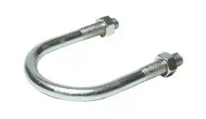Bright Zinc Plated Steel Round U-Bolt Bright Zinc Plated Steel Round U-Bolt